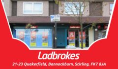 21-23 Quakerfield, Bannockburn – Ladbrokes Football Betting Shop Stirling