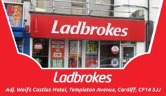 Adj. Wolfs Castles Hotel, Templeton Avenue – Ladbrokes Football Betting Shop Cardiff