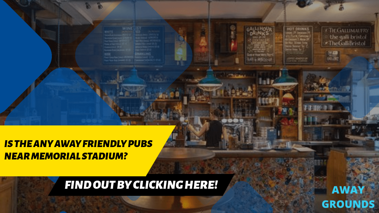 Away friendly pubs near Memorial Stadium