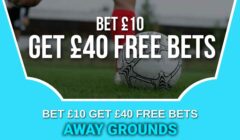 Bet £10 Get £40 Free Bets
