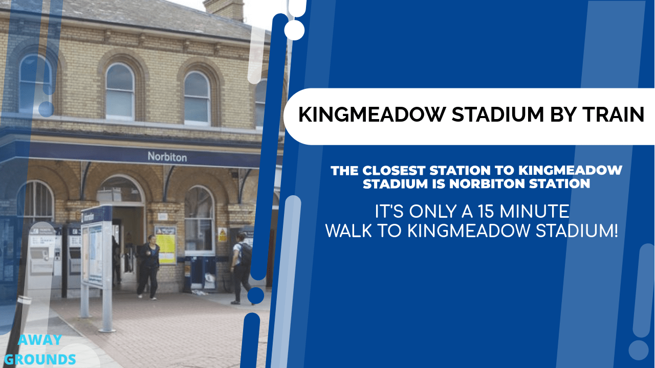 Closest Train station to Kingmeadow Stadium-min