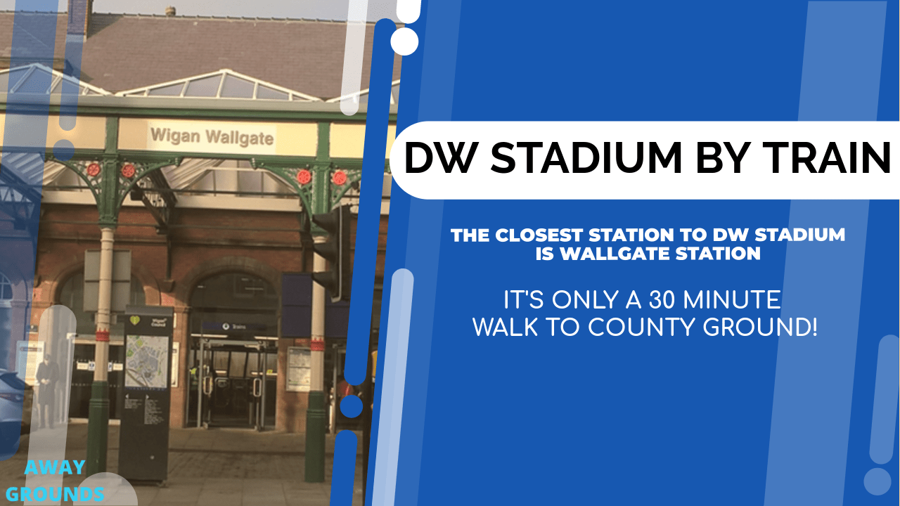 Closest train station to DW Stadium