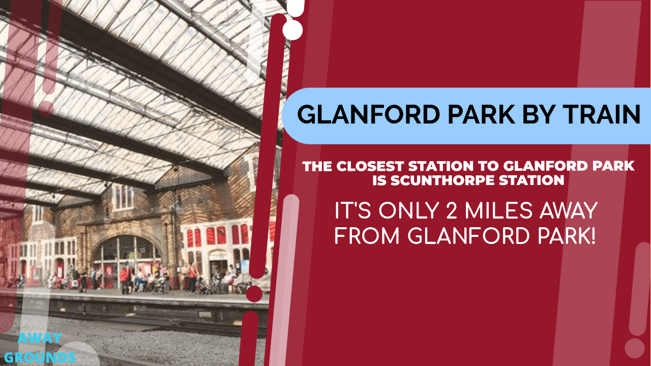 Closest train station to Glanford Park