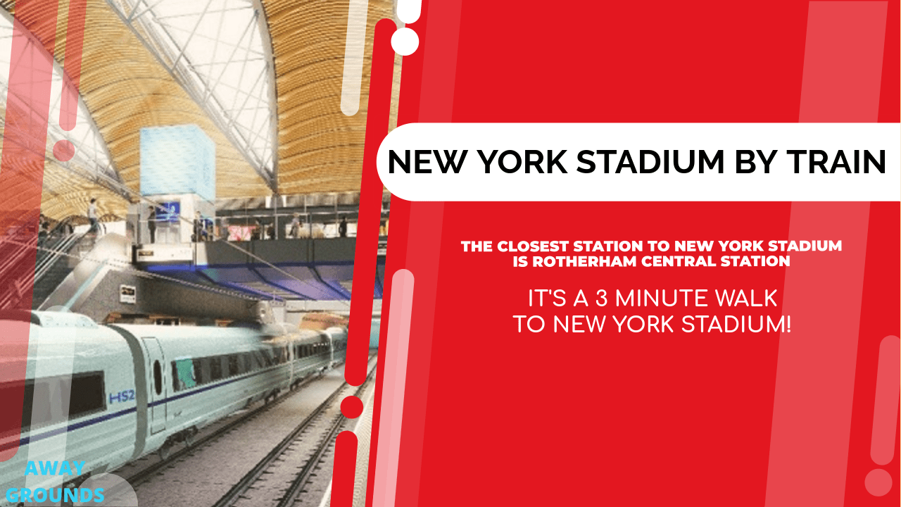 Closest train station to New York Stadium