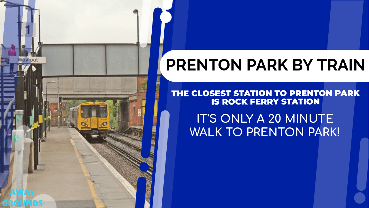 Closest train station to Prenton Park