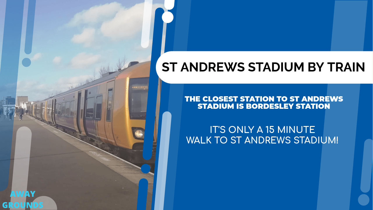 Closest train station to St Andrews Stadium