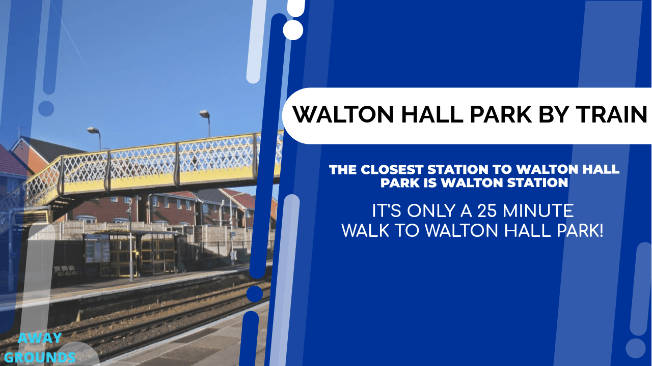 Closest train station to Walton Hall Park