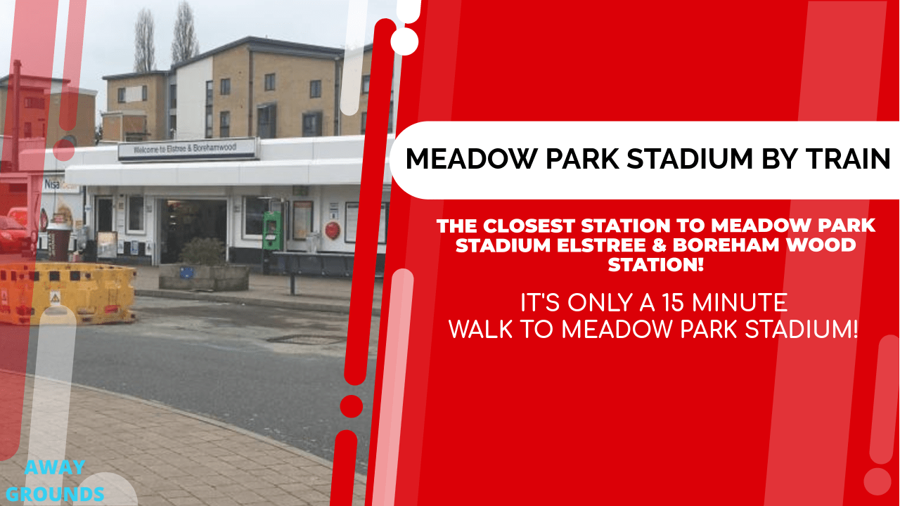 Closest train station to meadow park stadium
