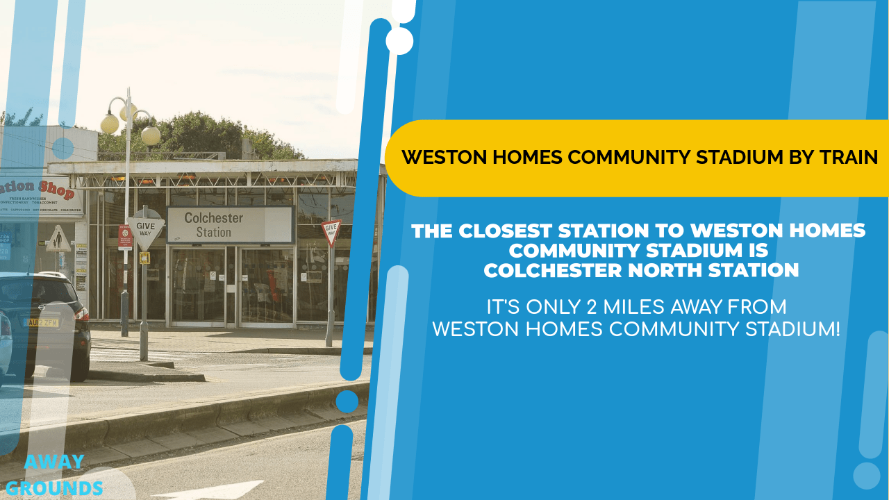 Closest train station to weston homes community stadium