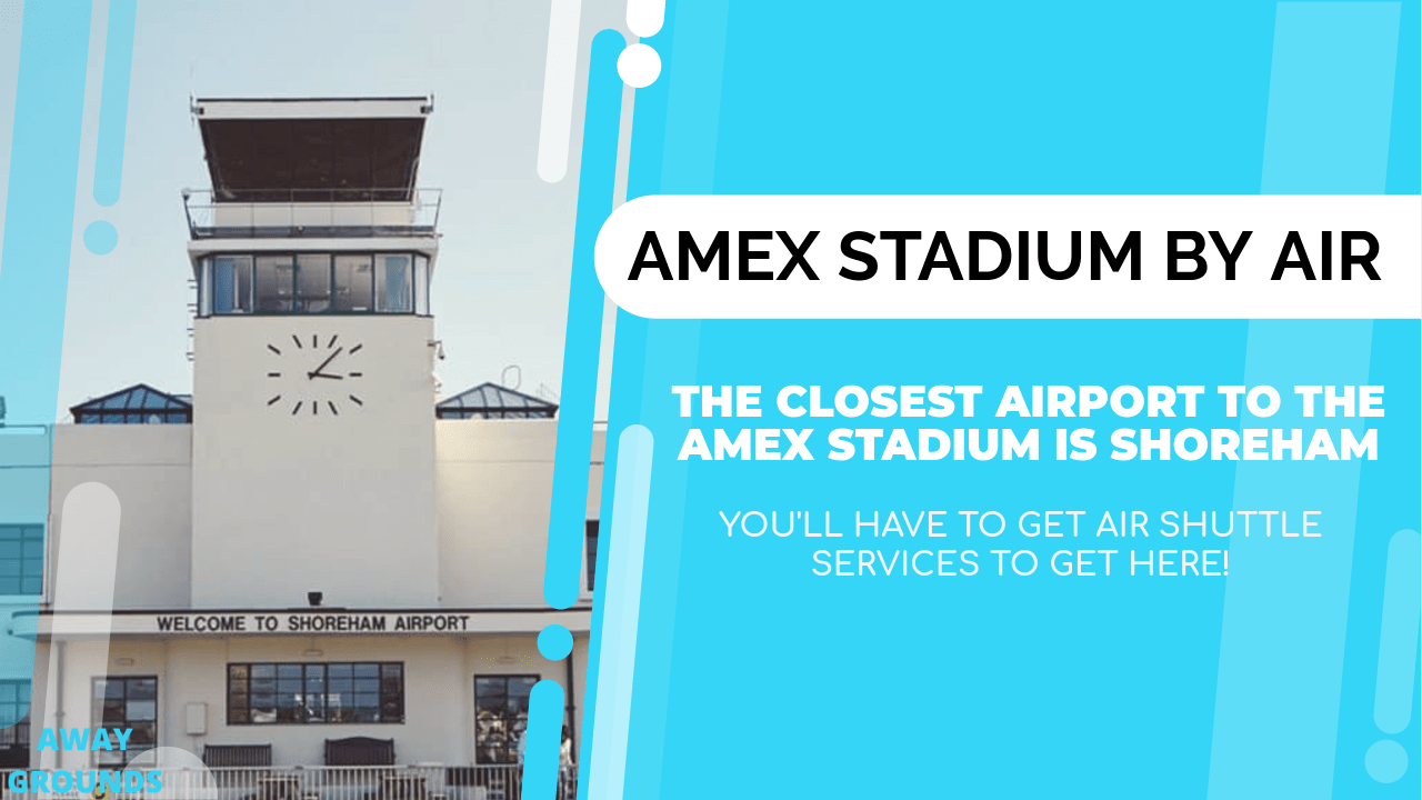 How to get to the AMEX stadium by air