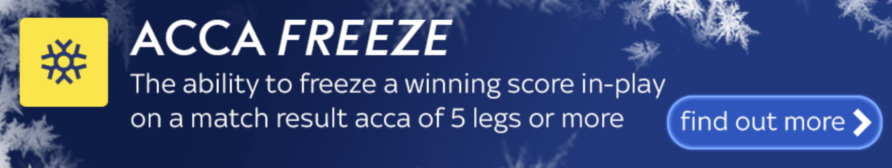 SkyBet Acca Freeze Betting Promotion