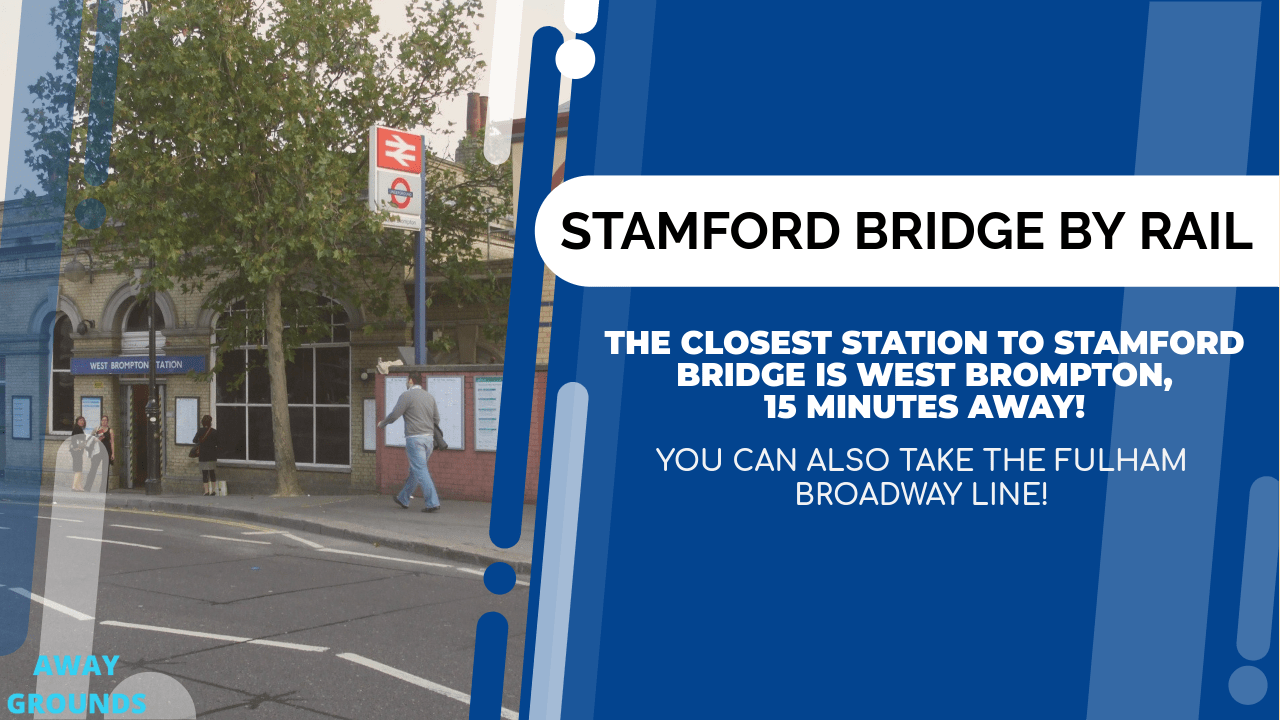 Stamford Bridge by rail