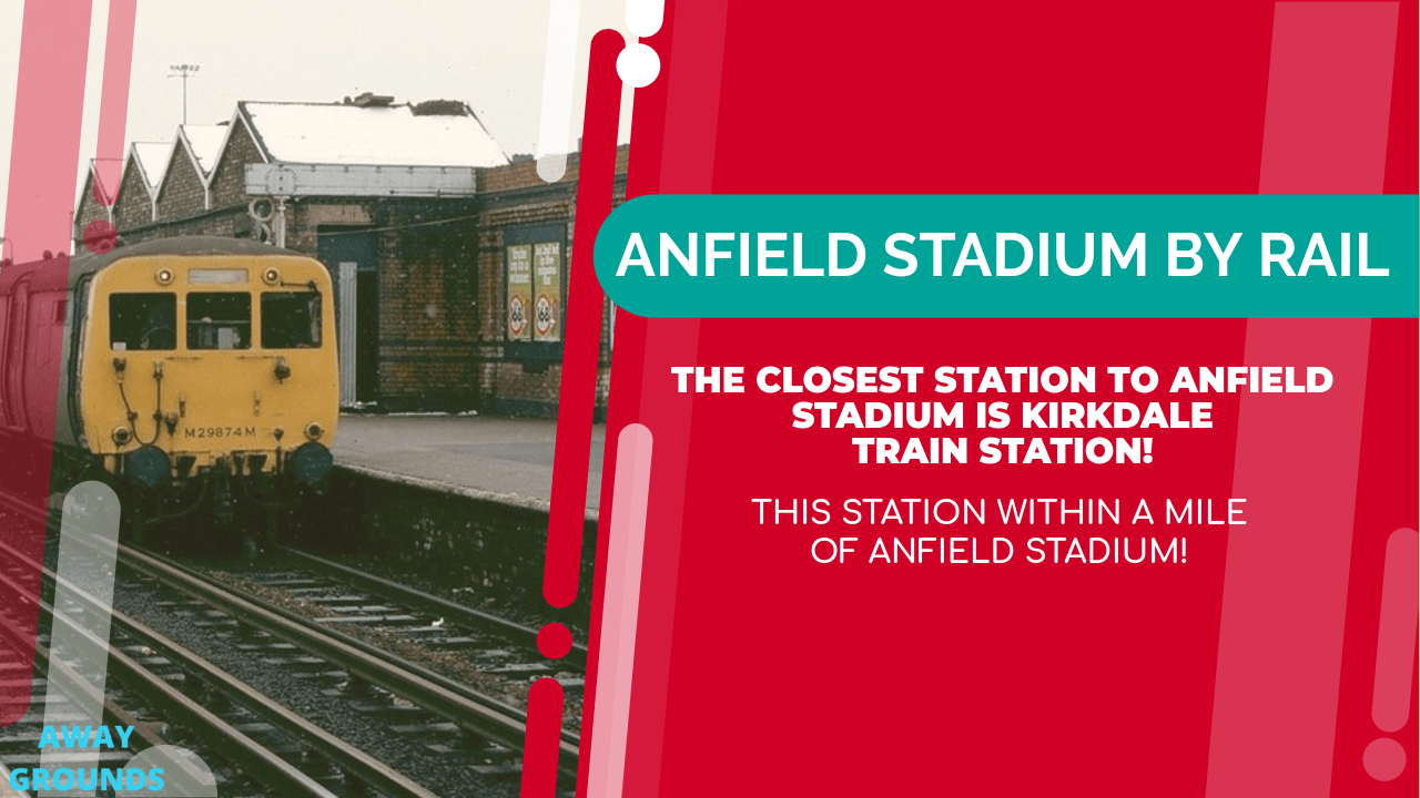 Train station near Anfield Station