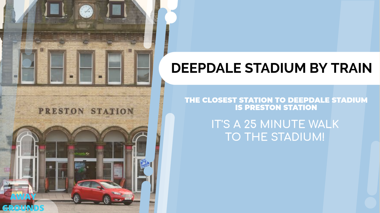 Train station near Deepdale Stadium