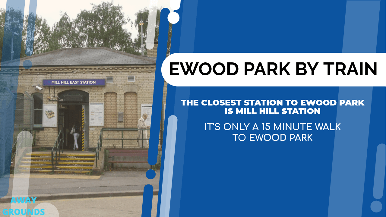 Train station near Ewood Park