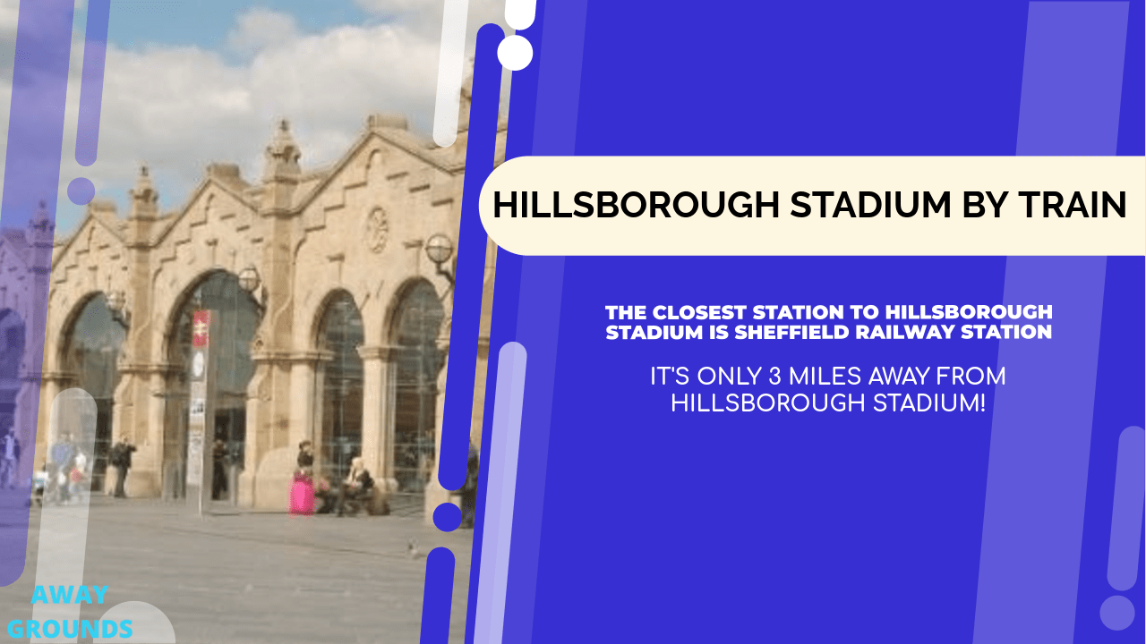 Train station near Hillsborough stadium