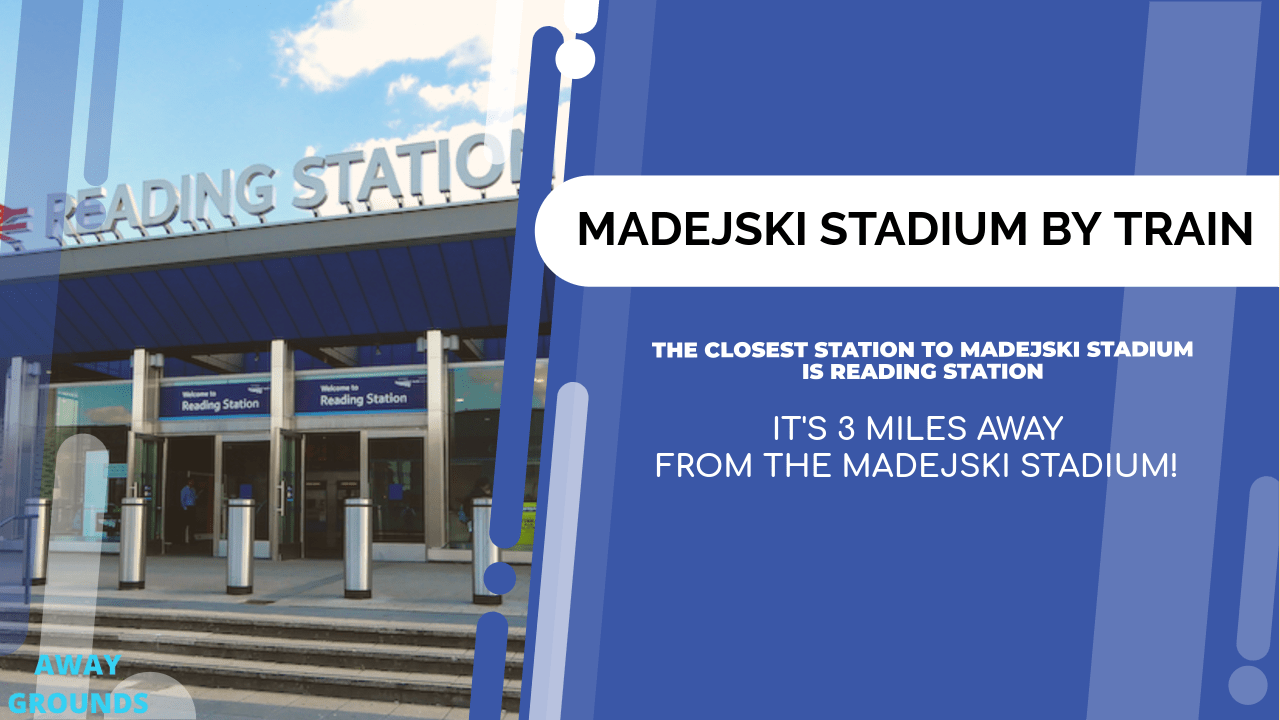 Train station near Madejski Stadium