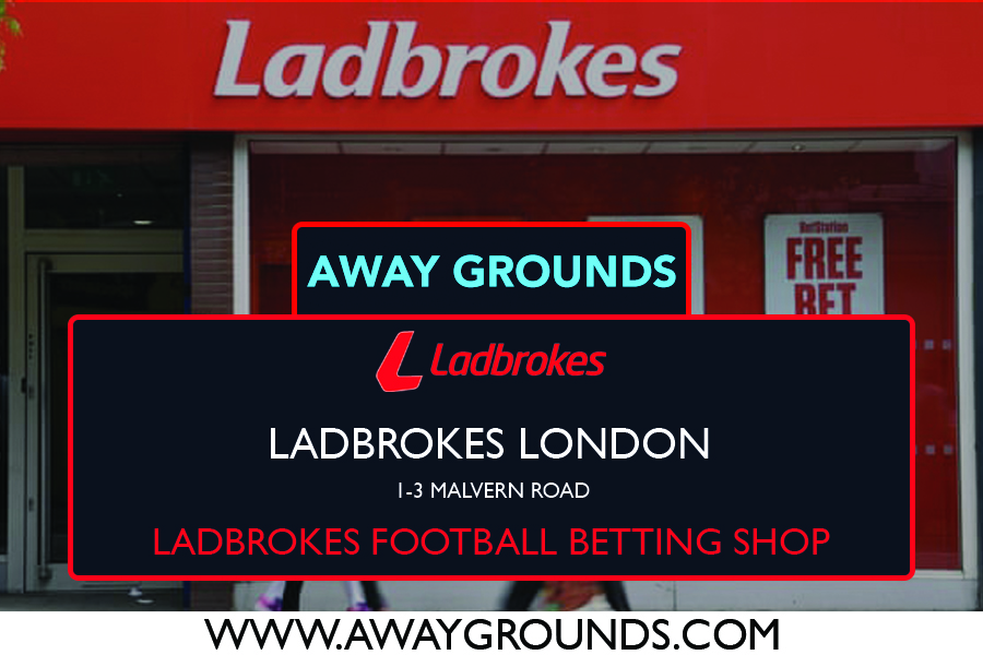 1-3 Malvern Road - Ladbrokes Football Betting Shop London