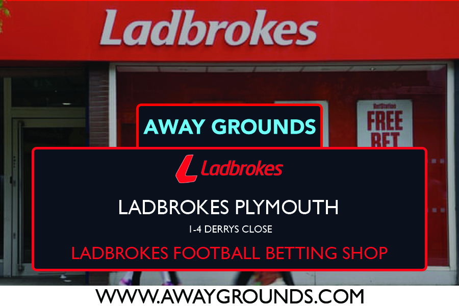 1-4 Derrys Close - Ladbrokes Football Betting Shop Plymouth
