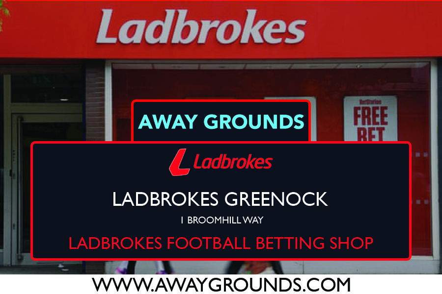 1 Broomhill Way - Ladbrokes Football Betting Shop Greenock