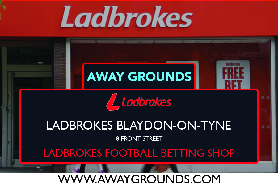 8 Front Street - Ladbrokes Football Betting Shop Blaydon-On-Tyne