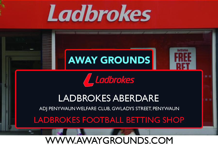 Adj Penywaun Welfare Club, Gwladys Street, Penywaun - Ladbrokes Football Betting Shop Aberdare