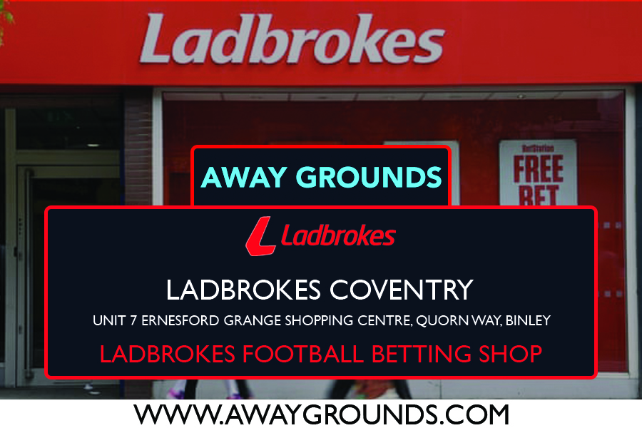 Unit 7 Ernesford Grange Shopping Centre, Quorn Way, Binley - Ladbrokes Football Betting Shop Coventry